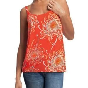 CAbi Women's #777 Sleeveless Orange Lovely Day Mum Tank Top Blouse Small